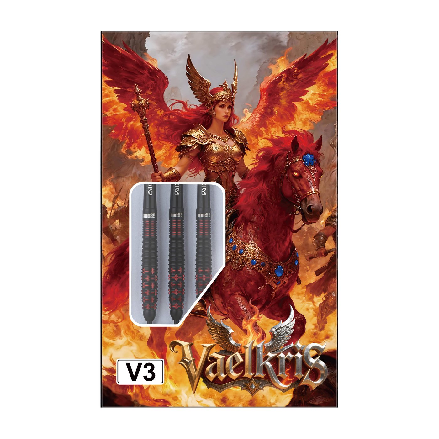 ONE80 Vaelkris V03 90% Steel Tip Darts - Dartshopper