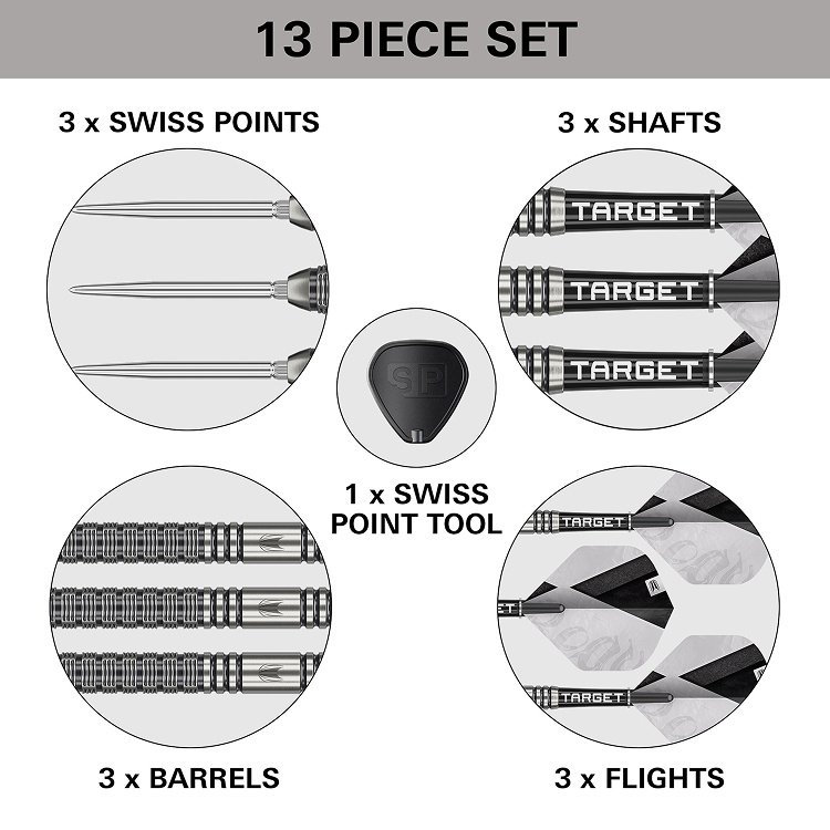 Target Beau Greaves G1 Swiss Point 90% - Steel Tip Darts