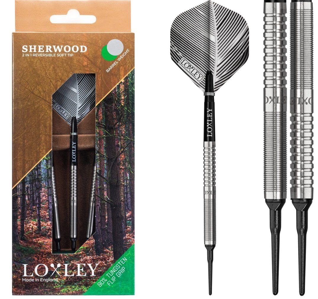 [Tweedekans] Loxley Sherwood 90% Flip Grip Soft Tip Darts-18gram