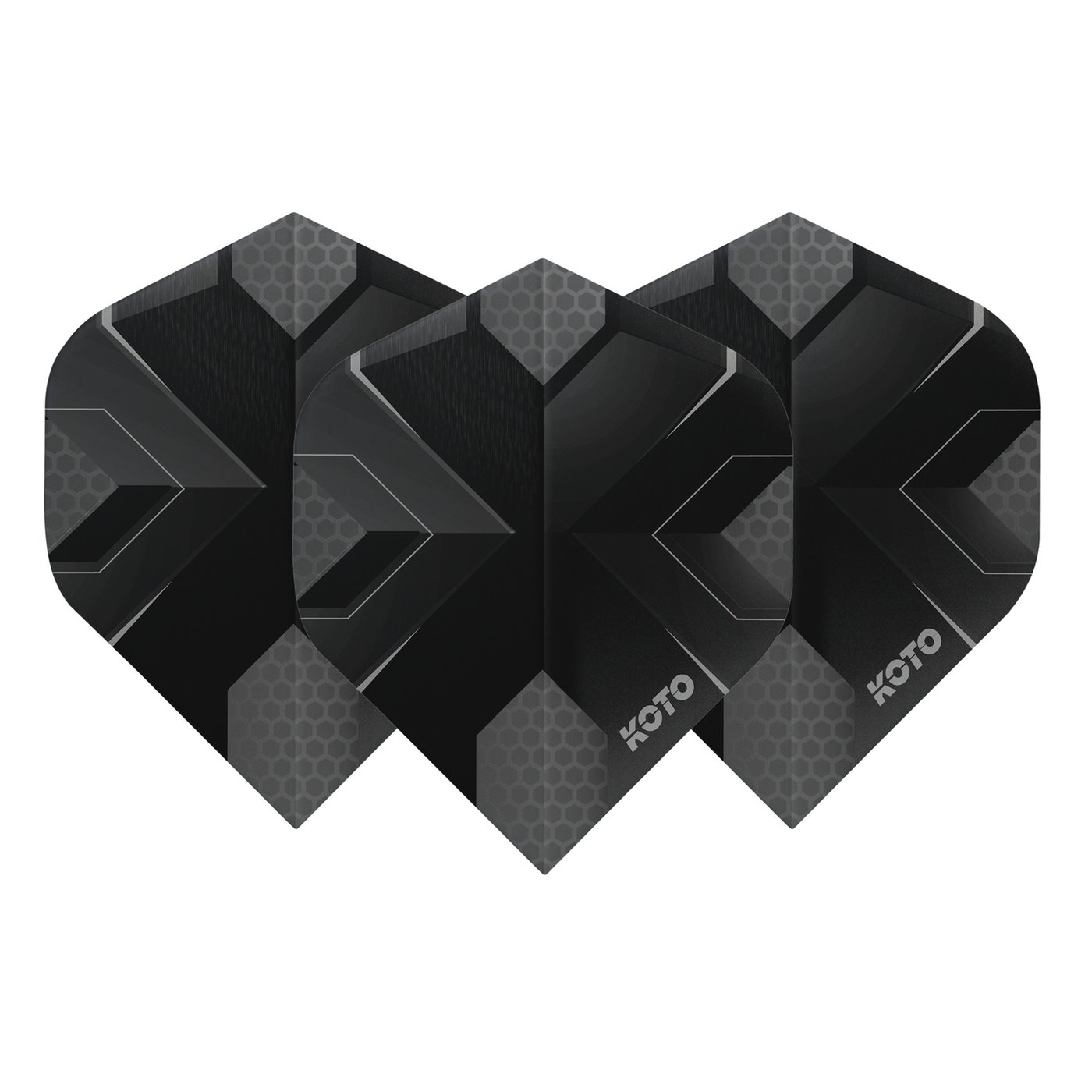 KOTO ZIZ-X NO2 Grey Darts Flights