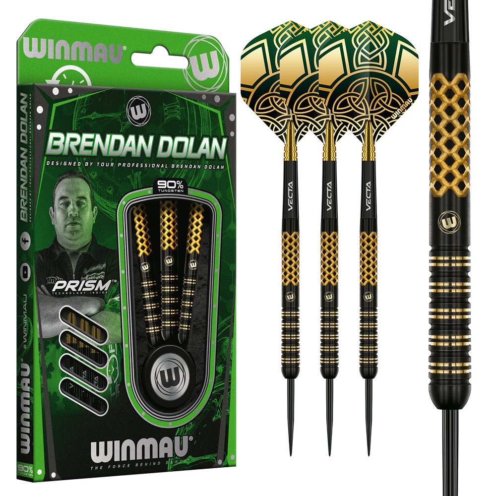 [Tweedekans] Winmau Brendan Dolan V2 90%-23gram