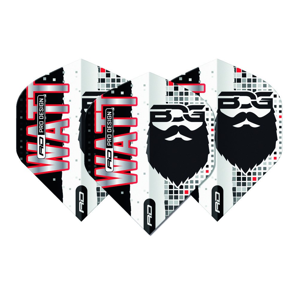 Red Dragon Jason Watt BDG Hardcore Premium Darts Flights