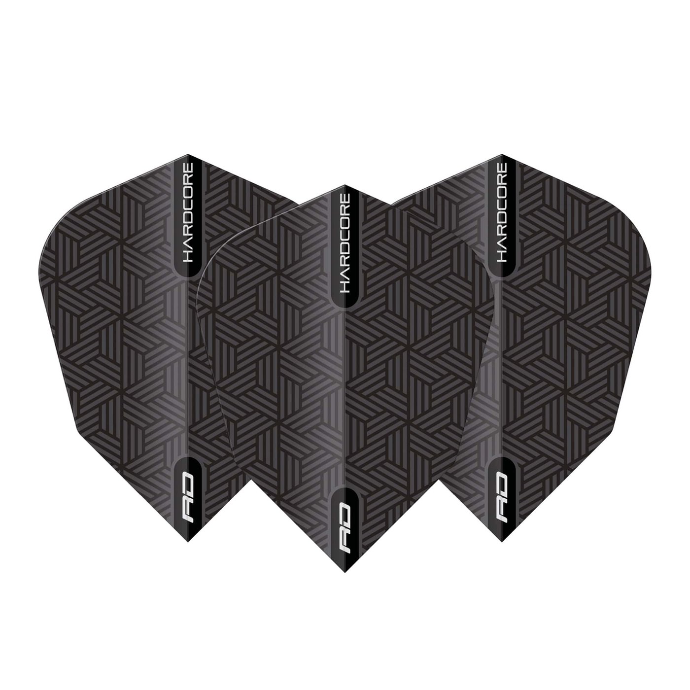Red Dragon V-Standard Black Darts Flights