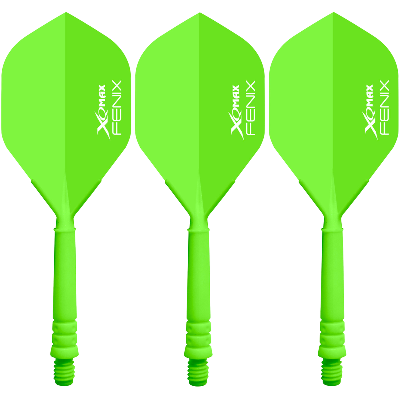 XQ Max Fenix Bar Flights Green Standard - Dart Flights
