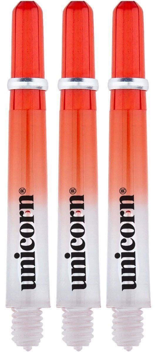 Unicorn Gripper 4 Two-Tone Red Top Darts Shafts