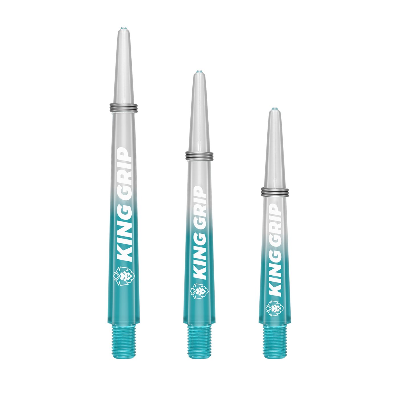 KOTO King Grip Colours Jade Clear Darts Shafts