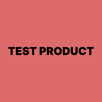 No shipping cost - test product