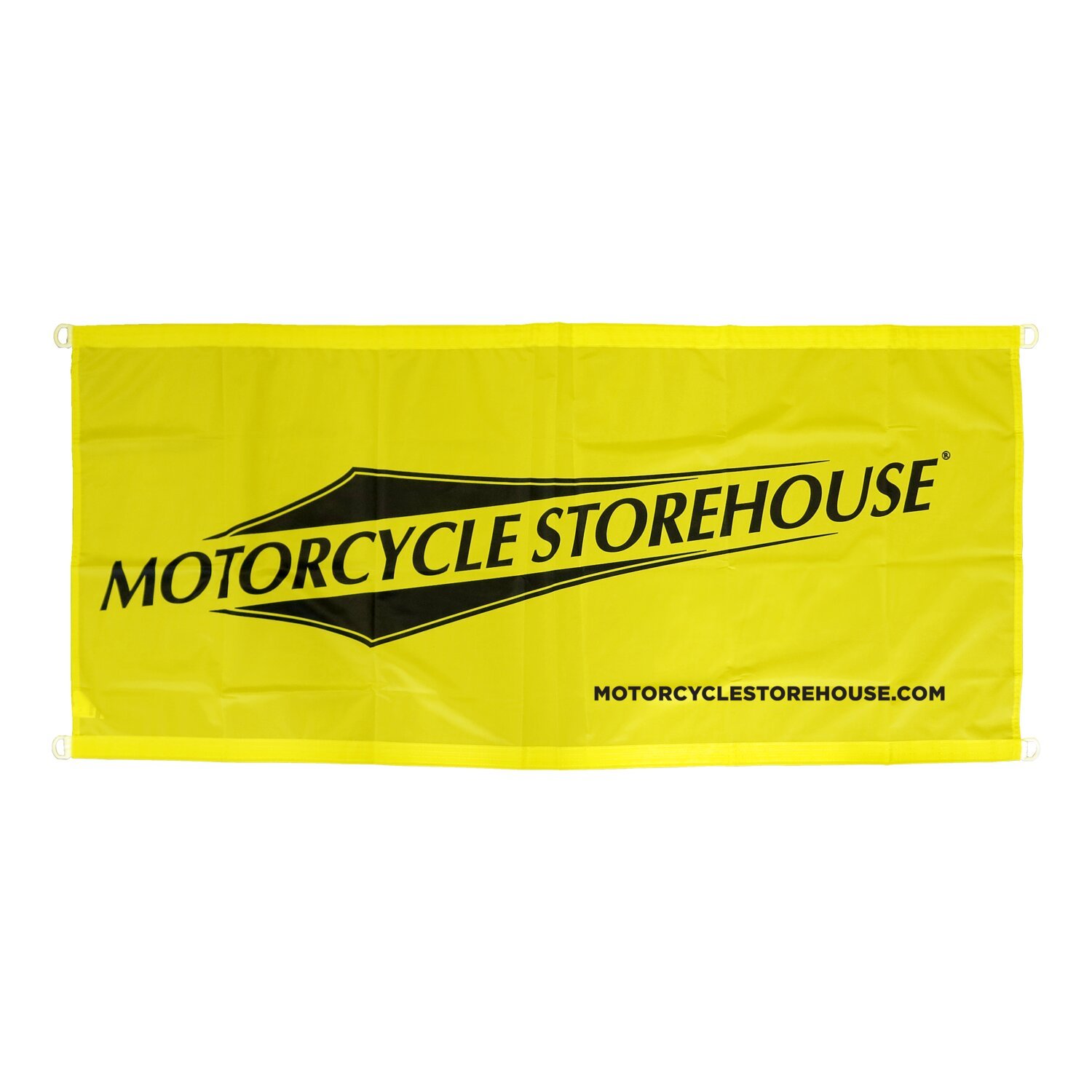 Motorcycle storehouse, logo banner, Yellow