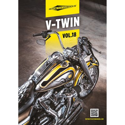 Volume 18 parts catalog. 1840 pages. Since the start, more than the sum of its parts and that never changed. The most comprehensive H-D aftermarket catalog available anywhere; nobody offers a wider selection of parts for custom motorcycles! Jam-Packed from cover to cover with over 55.000 replacement custom parts and accessories, technical drawings, numerous tech-tips and detailed fitment info you can depend on. 

Note: See #200000 for the Metric catalog, 200002 for the Lifestyle catalog and 200050 for our tools catalog.