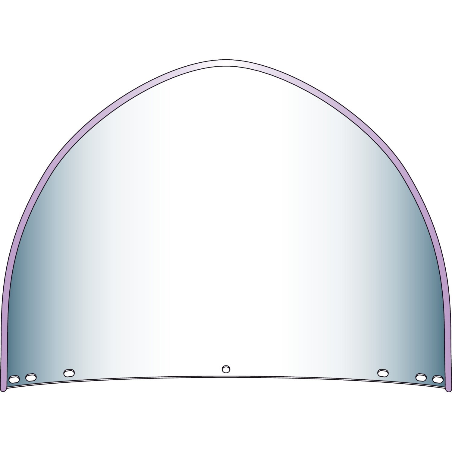 National Cycle, 'peaked' top window beaded. 1949 style, Unpainted