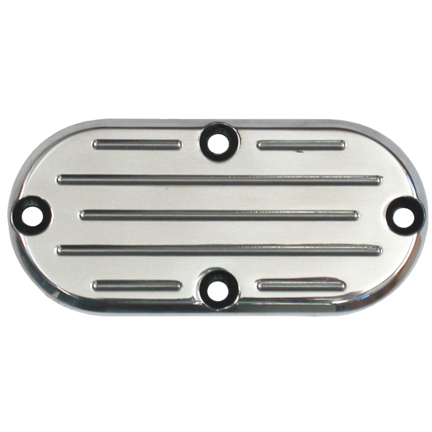 Inspection cover, ball milled aluminum, Polished