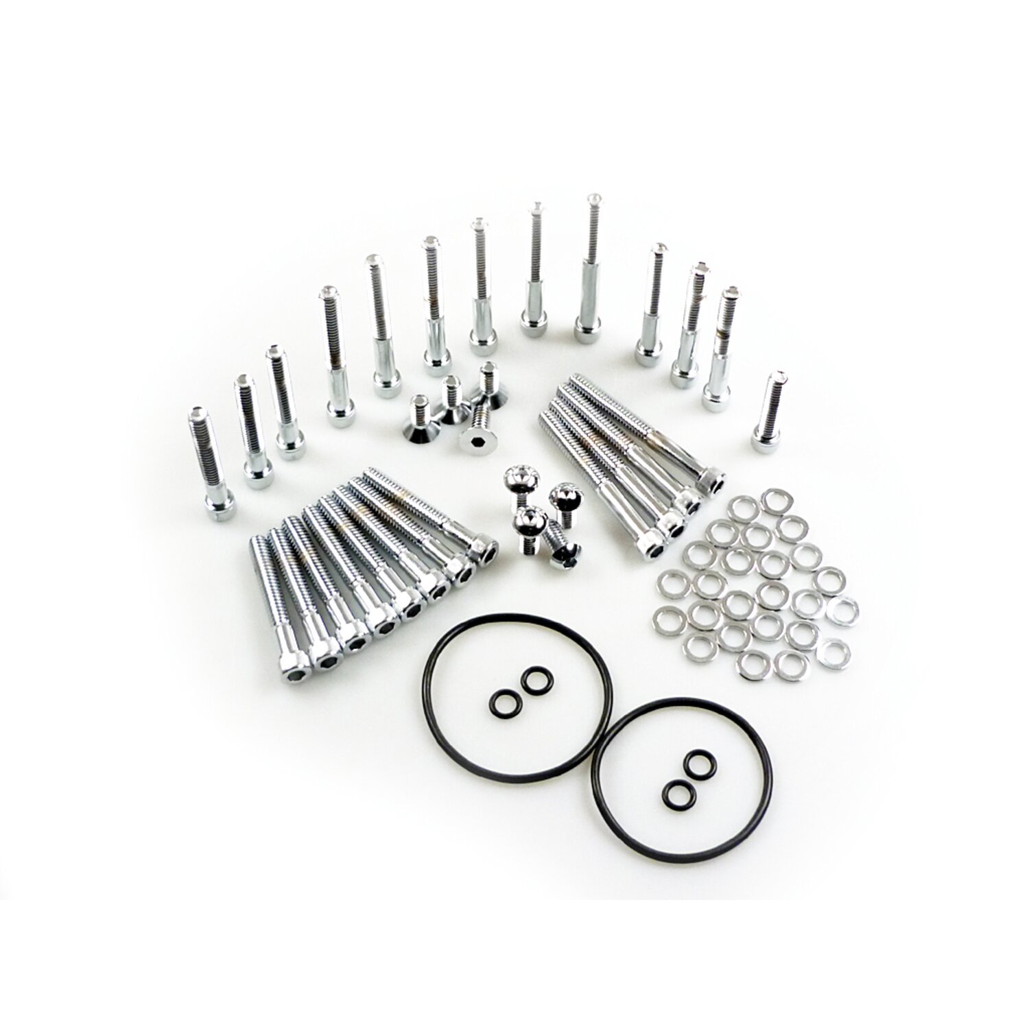 XL side cover mount kit, Chrome