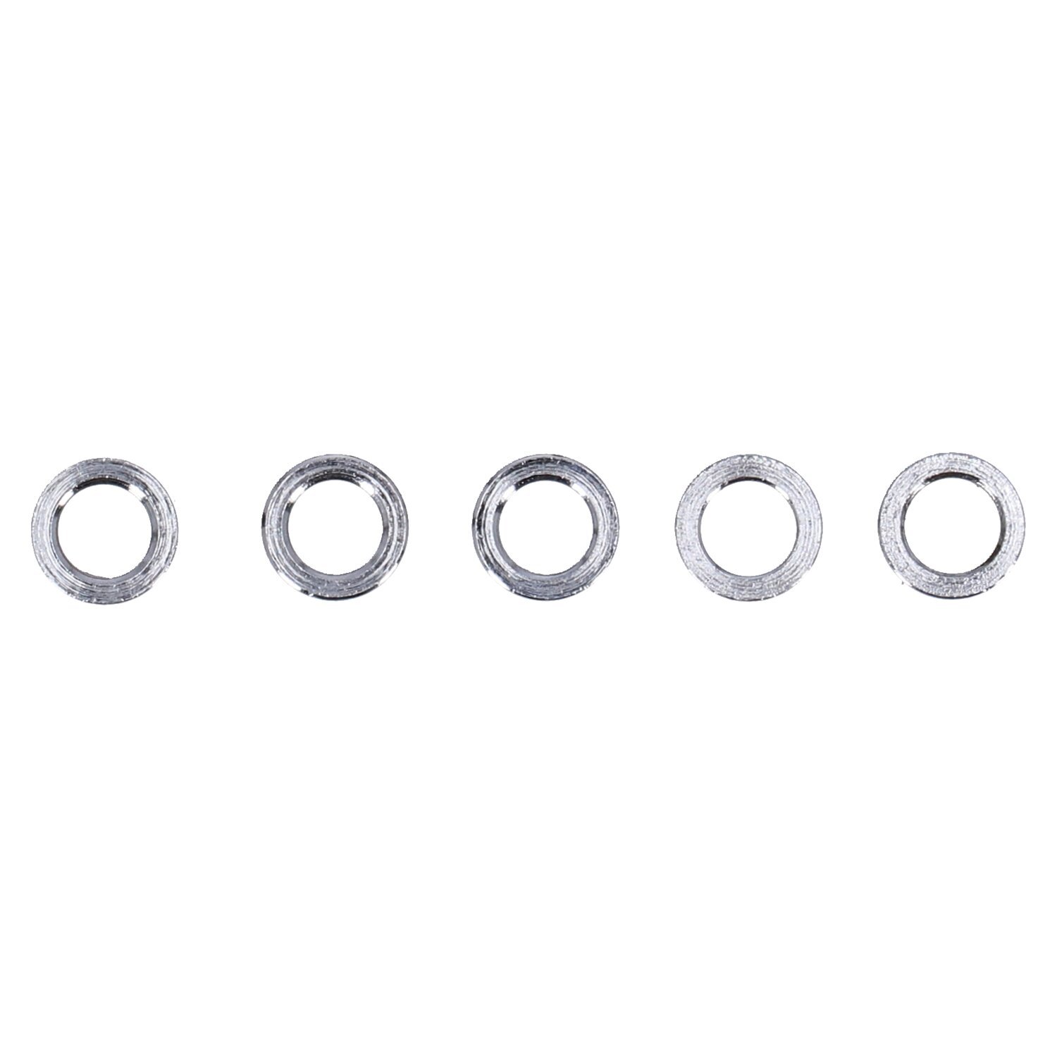 Chrome spacers, Silver