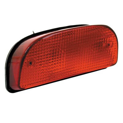 Red lens. ECE approved. Fits FXWG and FXST models that have a Fat Bob style, bobbed, rear fender. This complete taillight kit includes a mounting bracket and perfectly blends in with the lines of the Fat Bob rear fender. Can also be used in custom applications where the Fat Bob rear fender is used. 
Note: See 573415 for taillight kit, including taillight bracket for under fender mount and a license plate bracket.