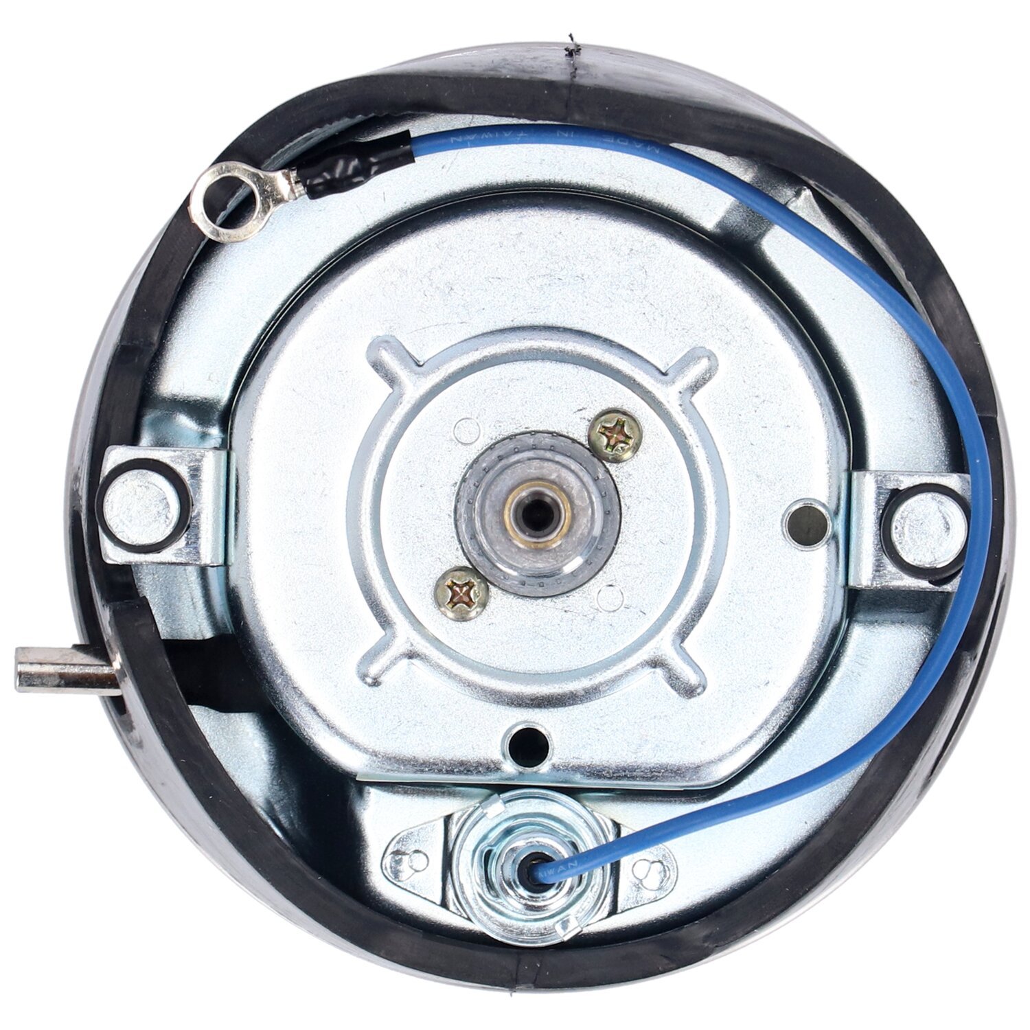 FL speedometer, '62-67 electra face', black/silver. 2:1 mph, Polished