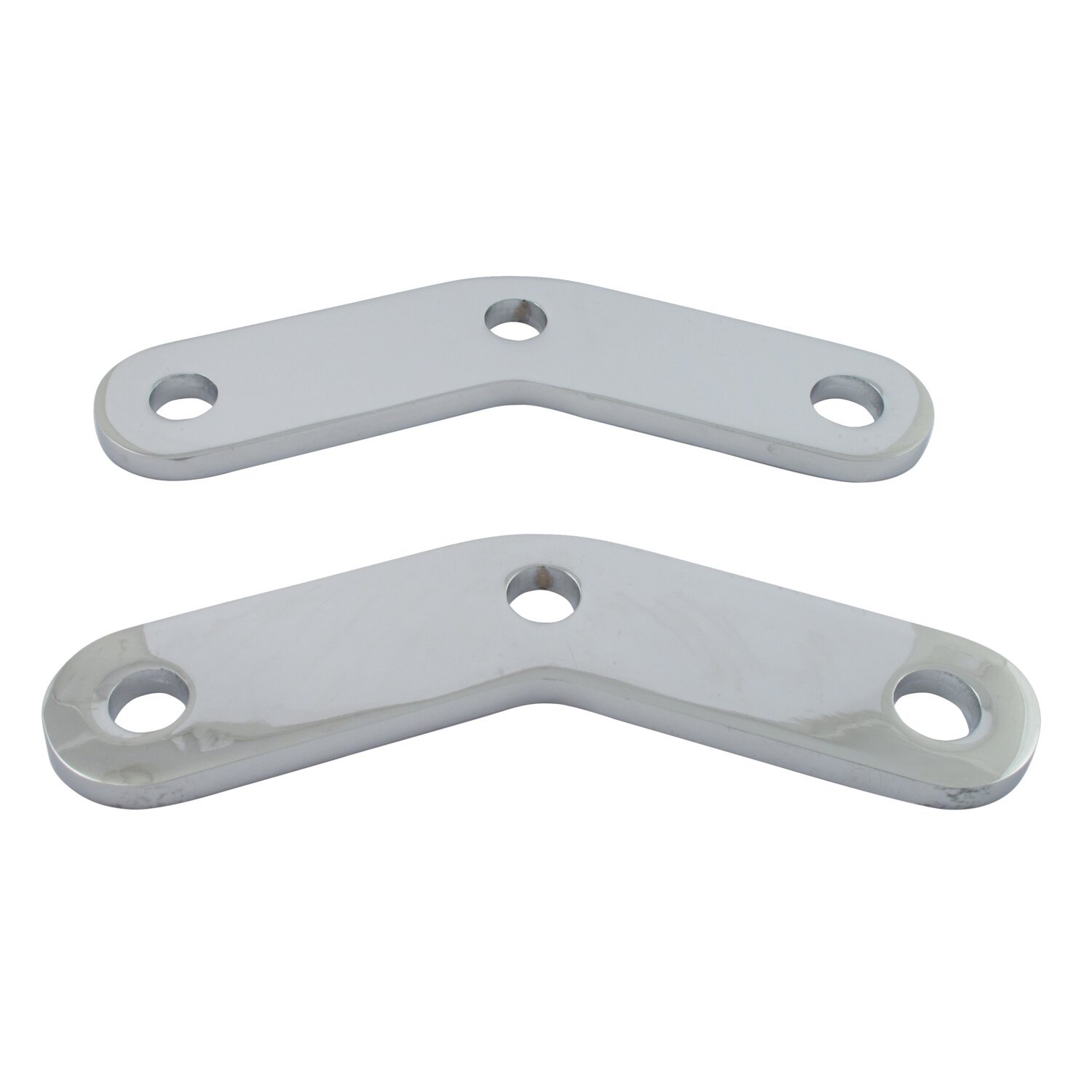 Softail passenger peg riser brackets, Chrome