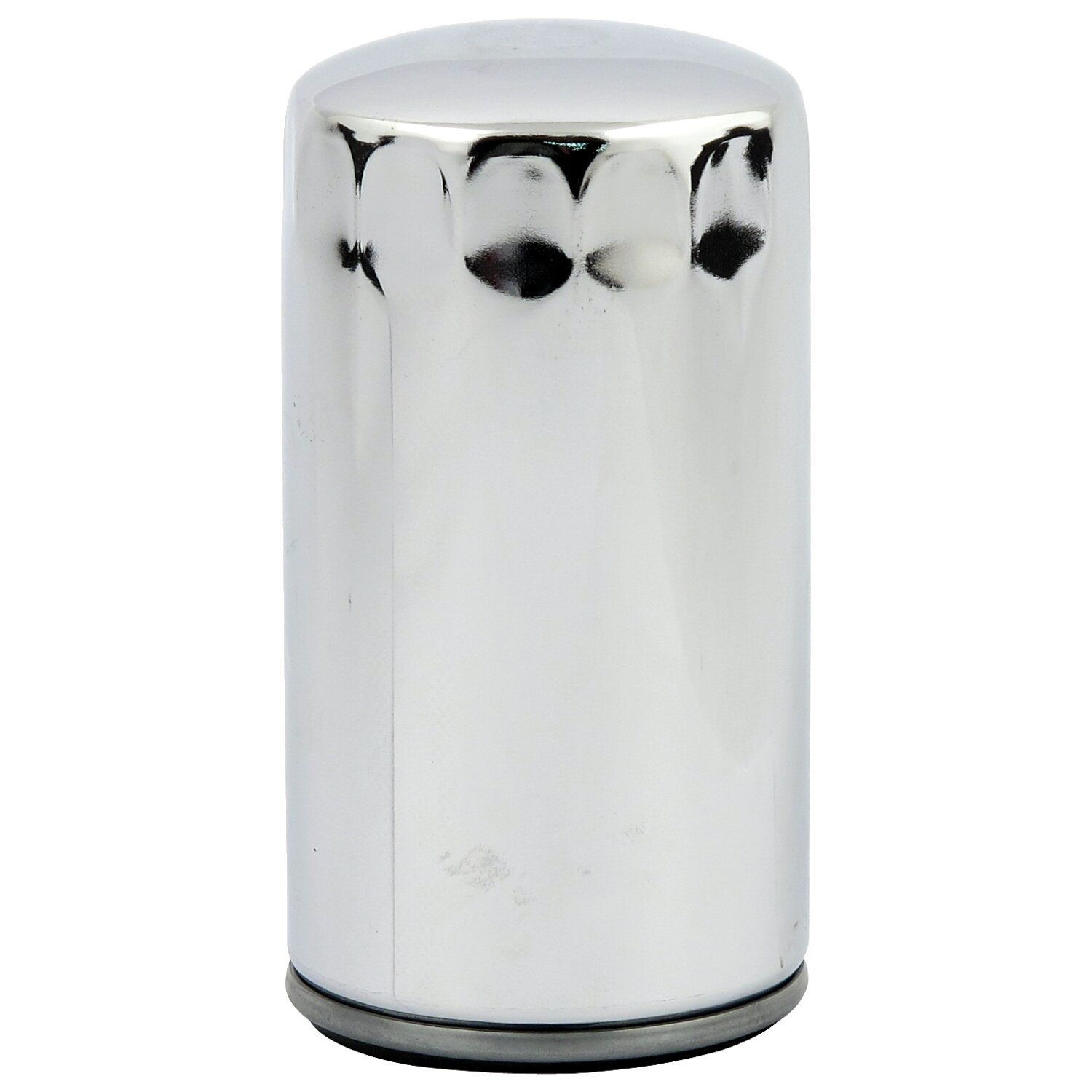 MCS, spin-on oil filter. Magnetic, Chrome