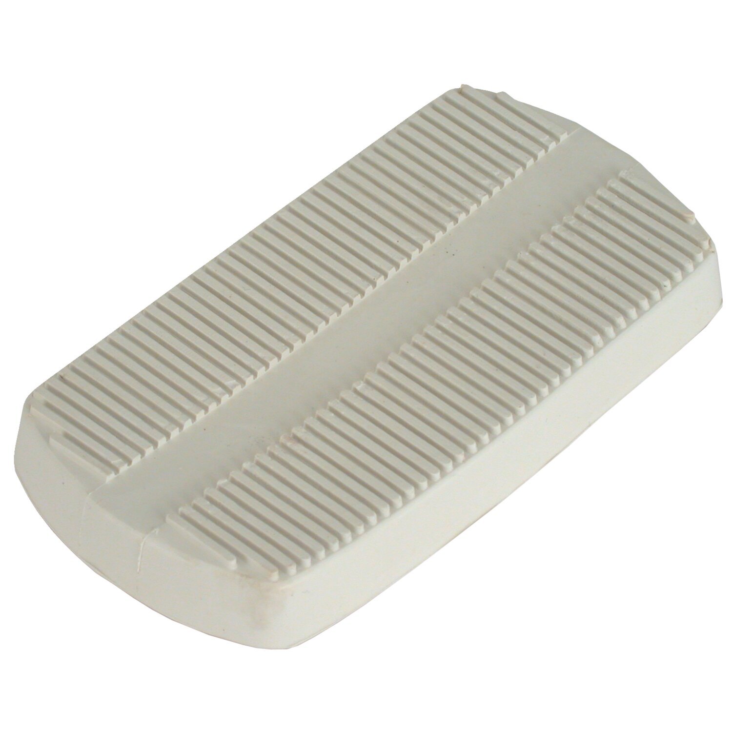 Rubber pad, brake pedal, White