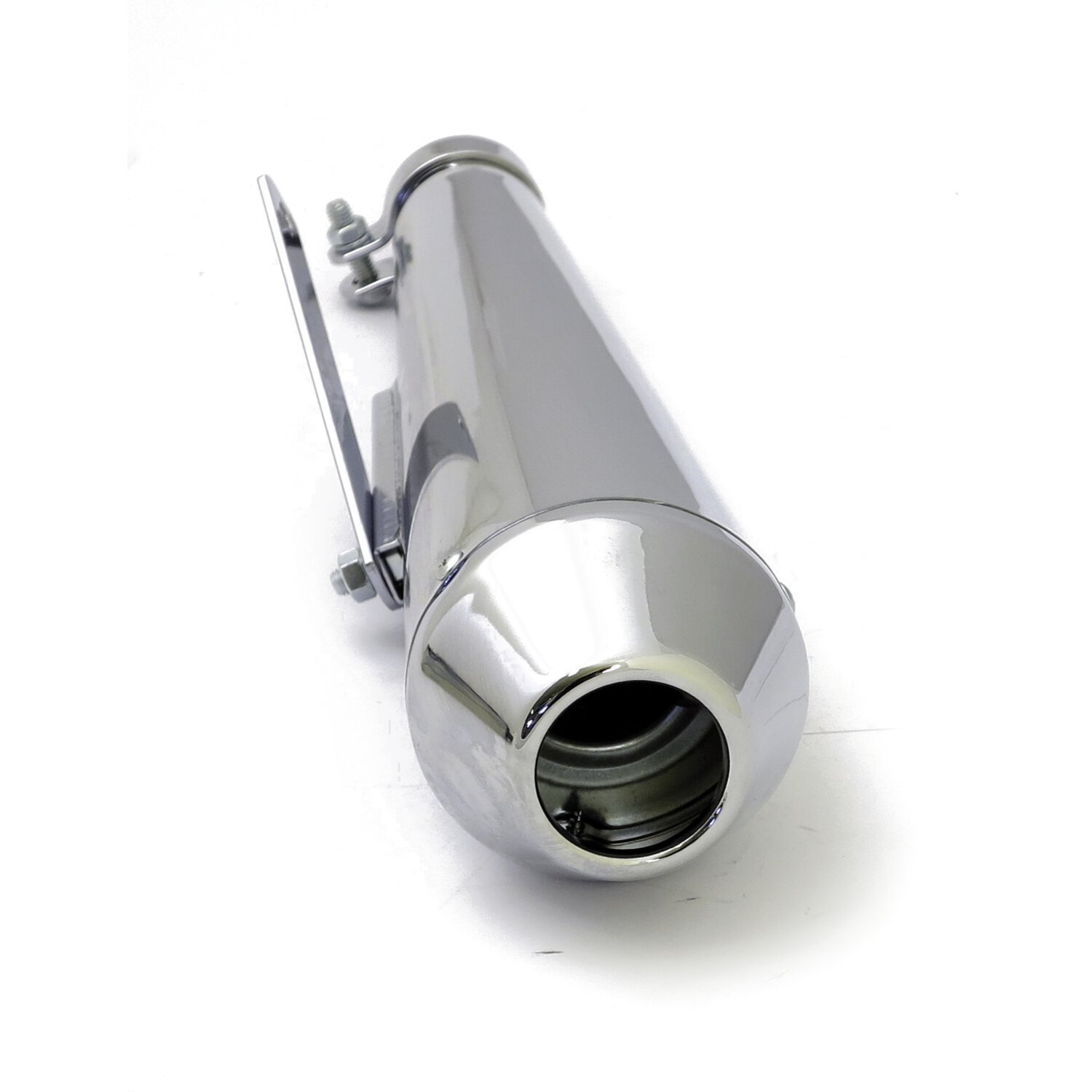 Megaton universal muffler 17" long, Chrome