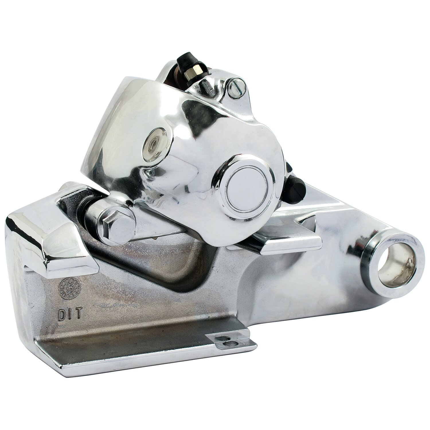 Brake caliper with bracket, rear