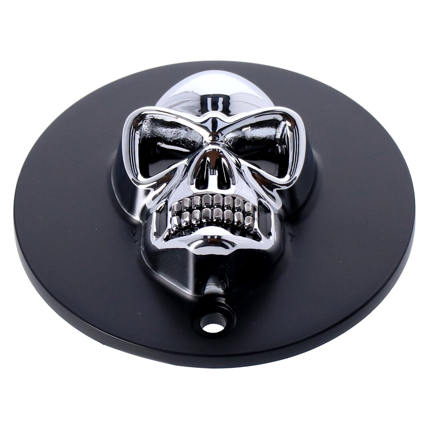 Skull point cover, Black, Chrome