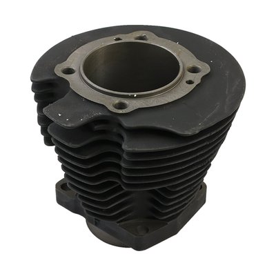 Black painted stock replacement cast iron cylinder. Stock 3" bore. Repl. 16464-58A. 

Note: Cylinders must be finish bored and honed to fit stock size pistons. Cylinders are sold without pistons and rings.