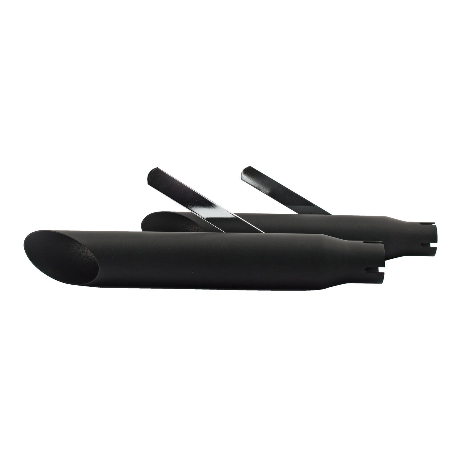 Super slash universal muffler 16-1/2" long, Black