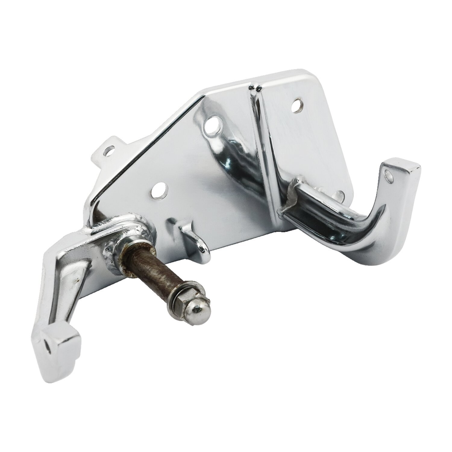 Rear brake lever mounting bracket, Chrome