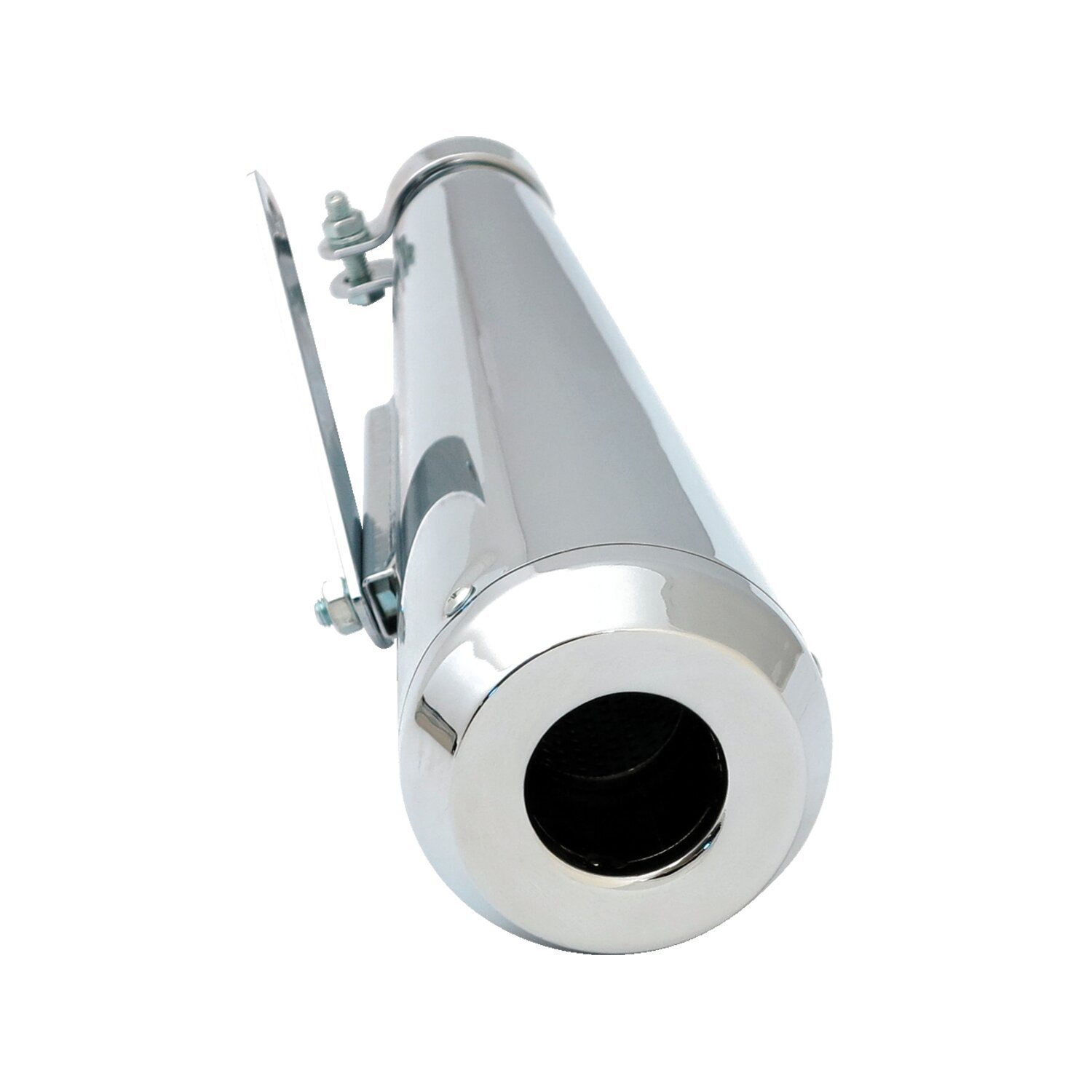 Megaphone universal muffler 16.5" long chrome with TA tip