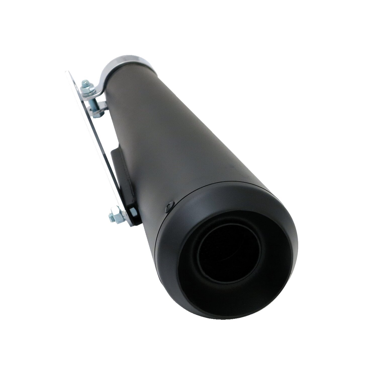 Megaphone universal muffler 16.5" long black with TE tip