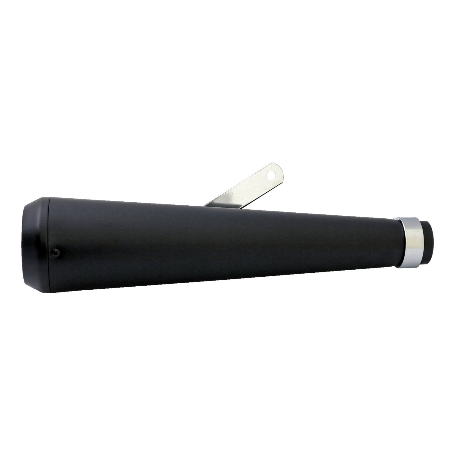 Megaphone universal muffler 16.5" long black with TE tip