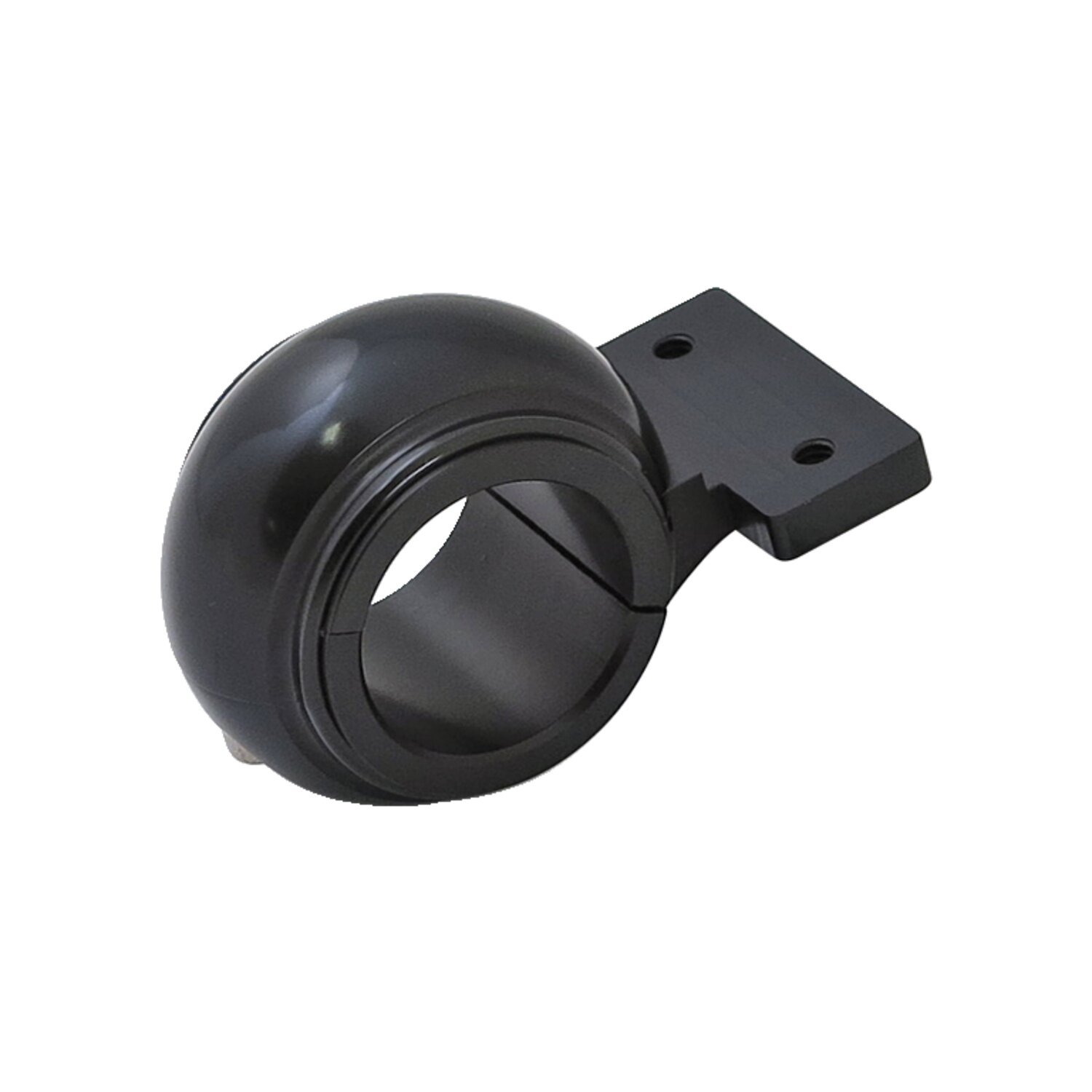 Speedometer mounting bracket black anodized, Matte