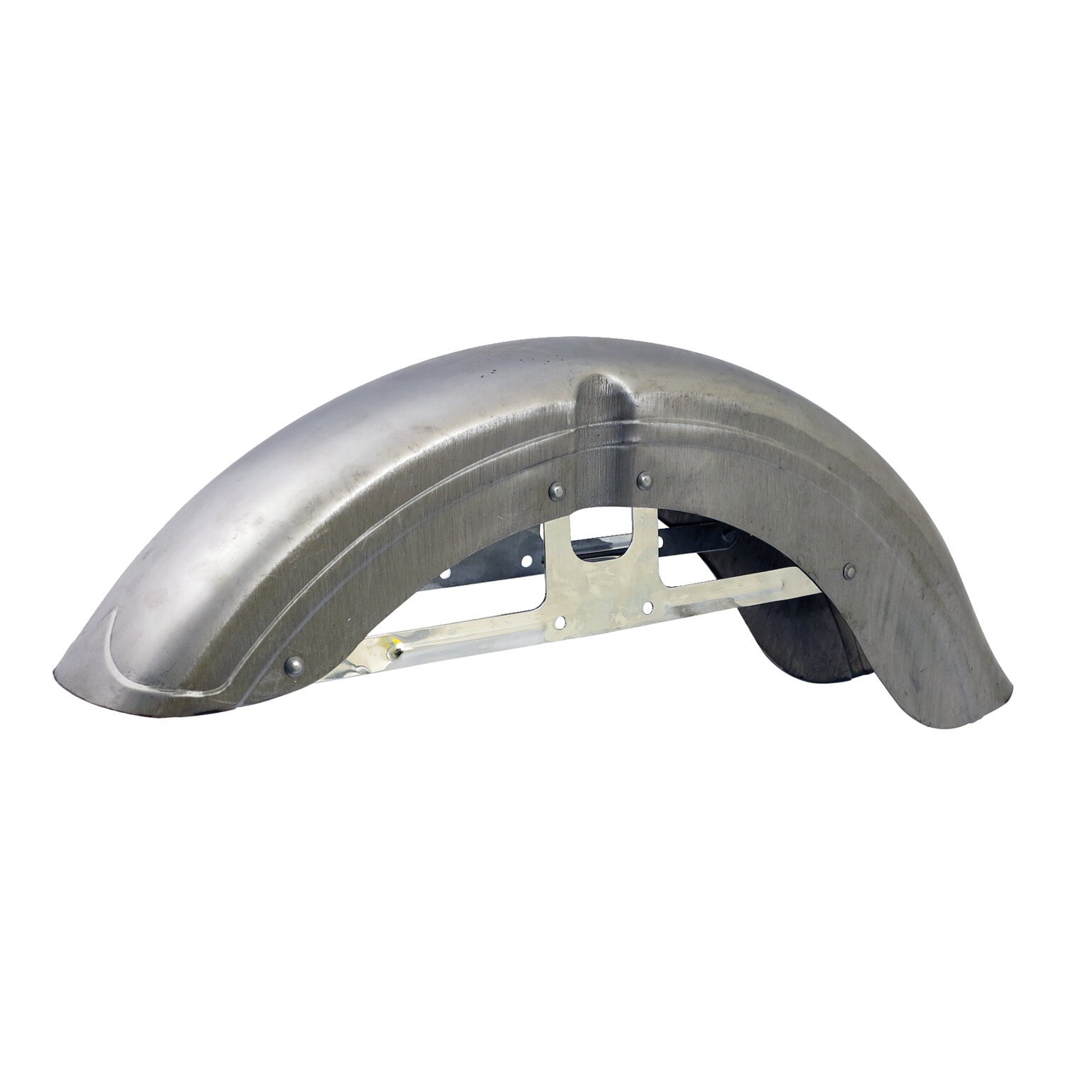 Early springer style front fender for FX/XL forks, Raw