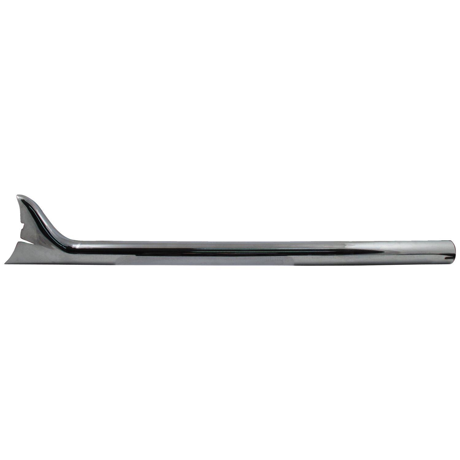 Slip-on Fishtail exhaust extension 36" long