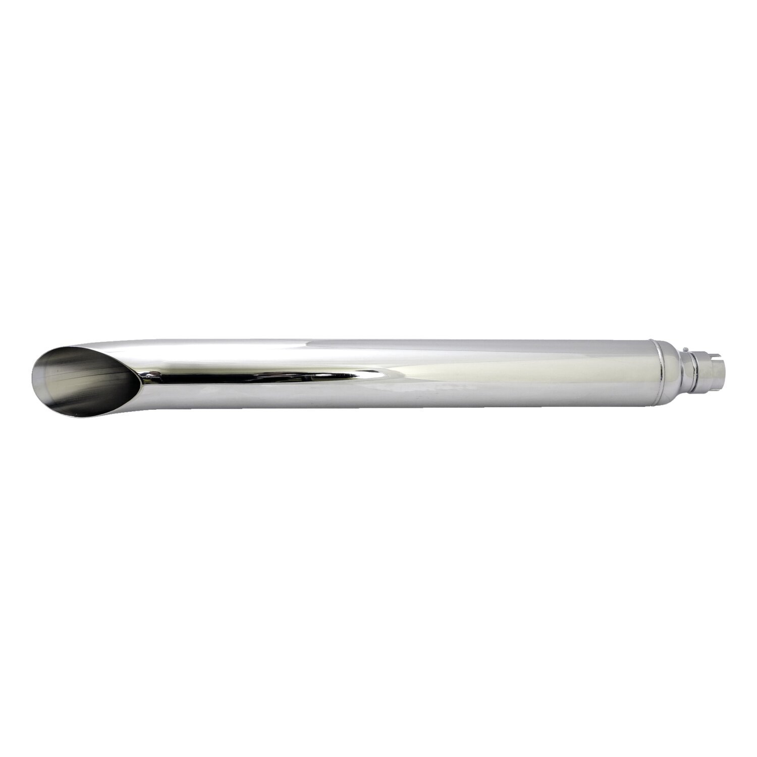 Turn down / turn out universal muffler 32" long