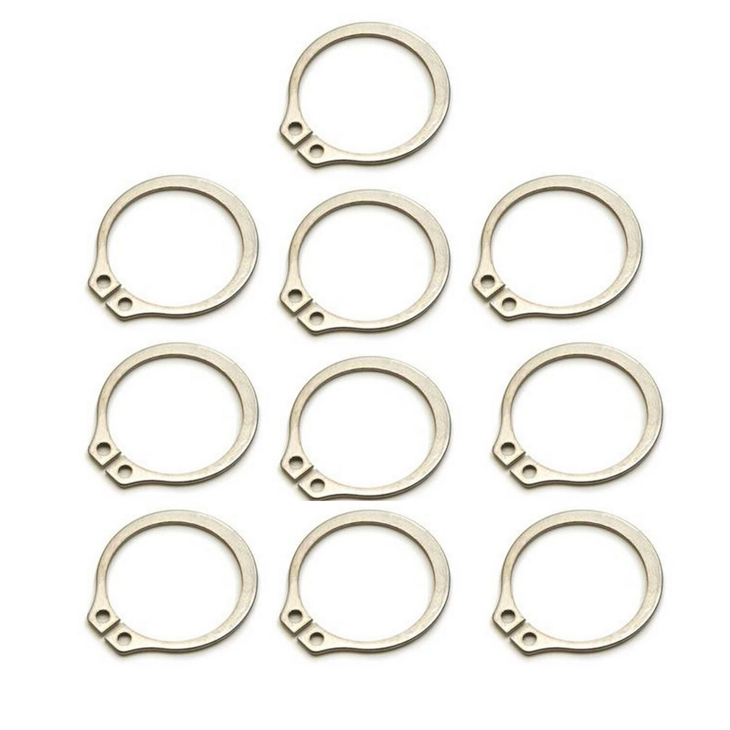 Retaining rings, pivot pin clutch/brake lever