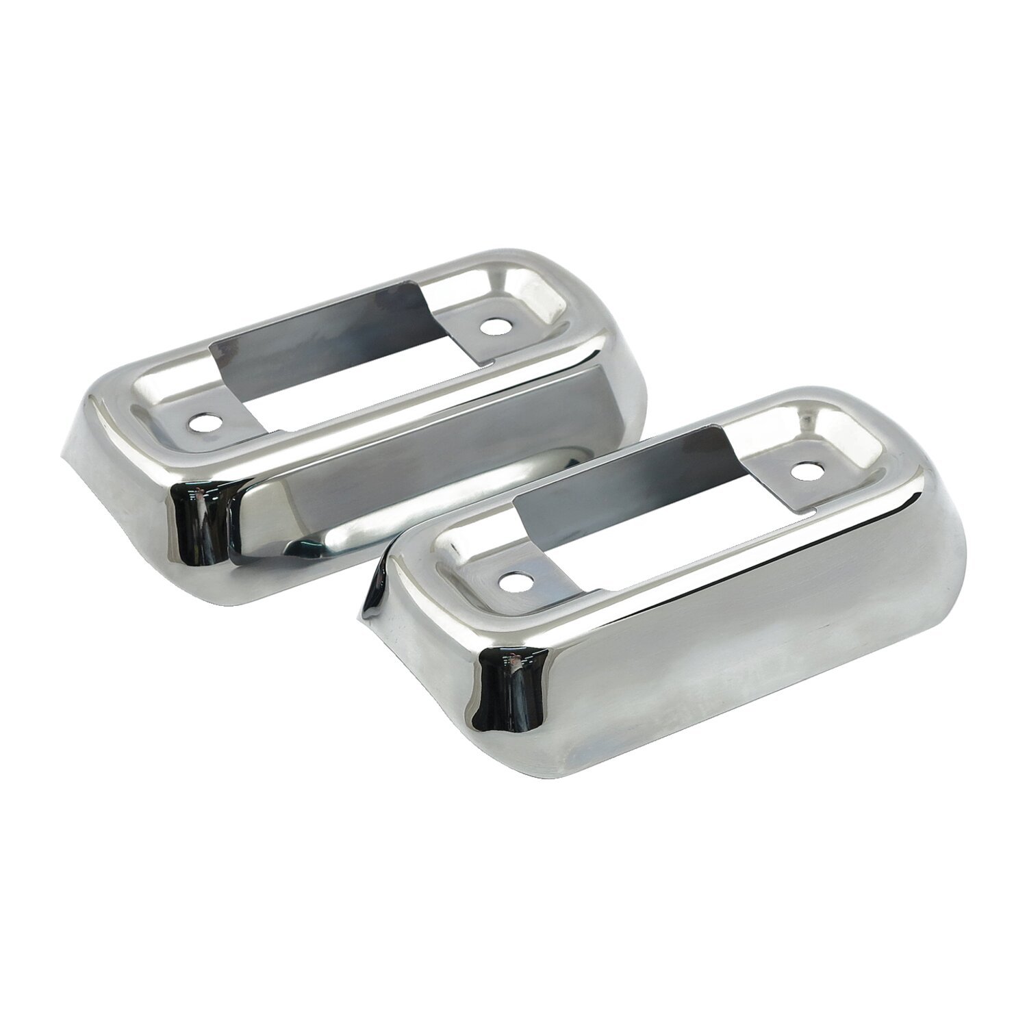 FLT/Touring muffler bracket cover set, Chrome