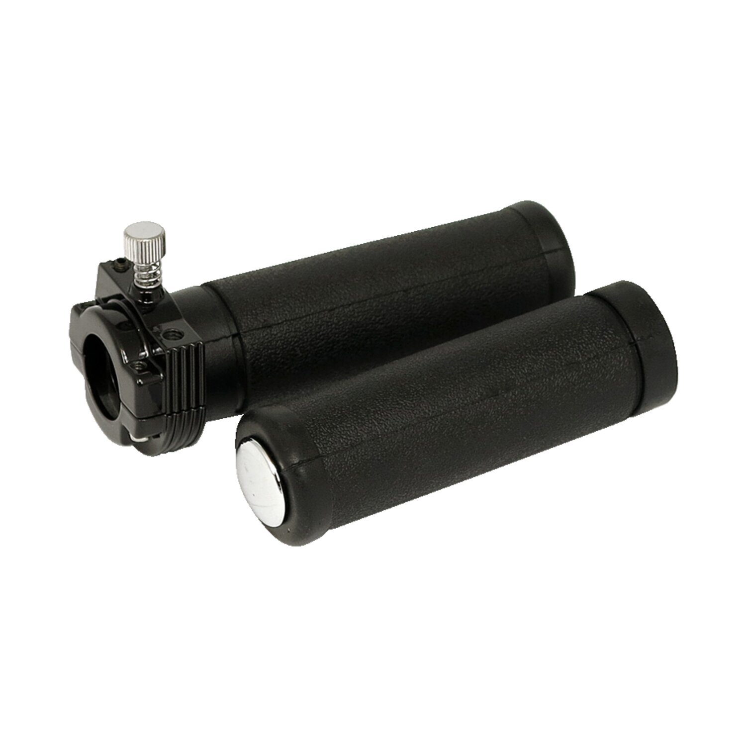 OEM style throttle assembly with grips, single cable, Black