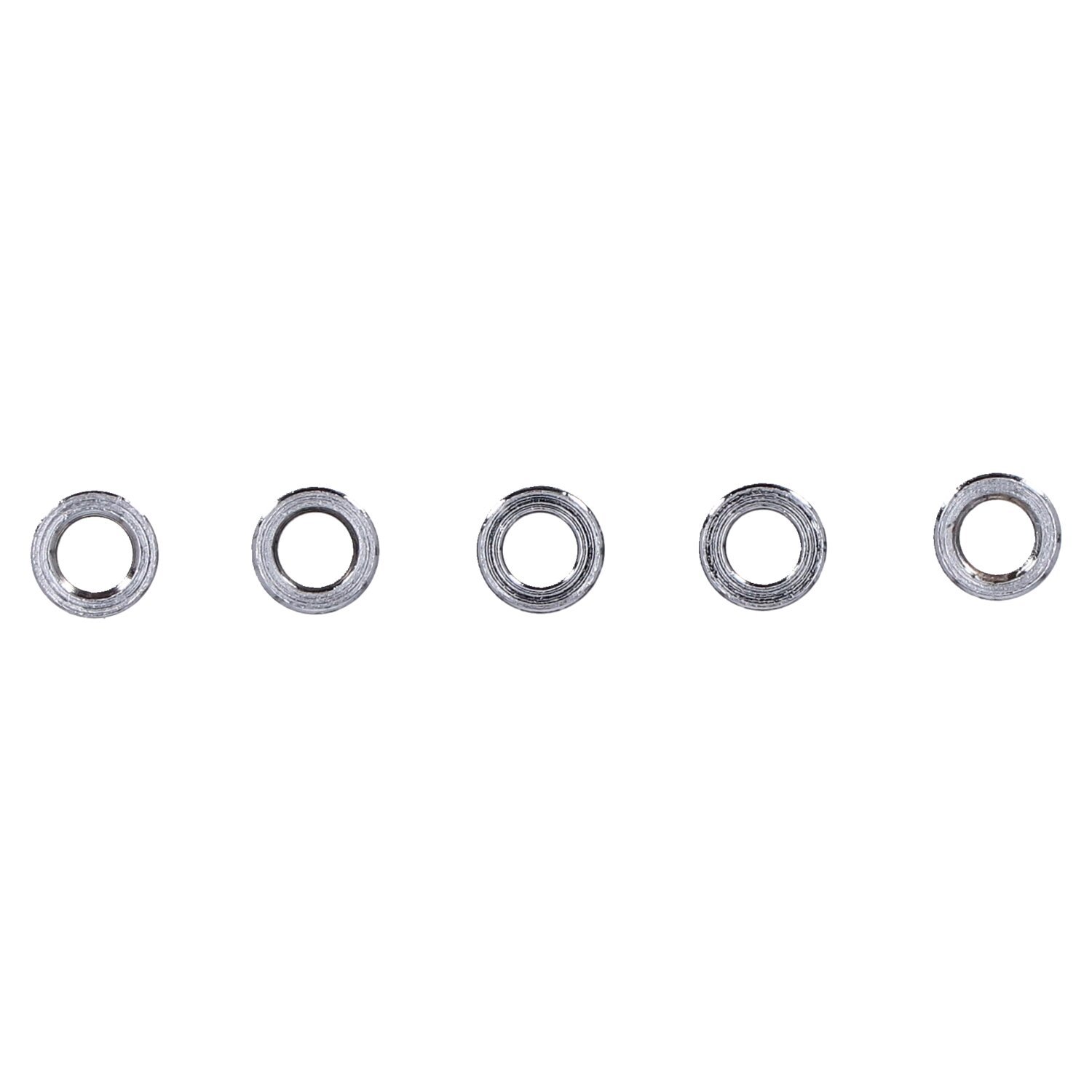 Chrome spacers, Silver
