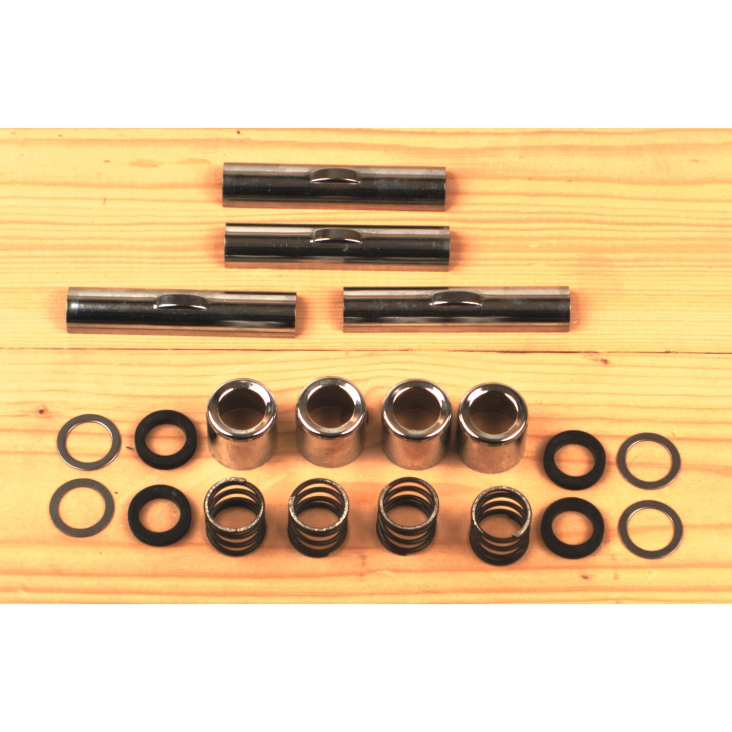 Colony, +.200" stroker upper pushrod cover kit, Chrome