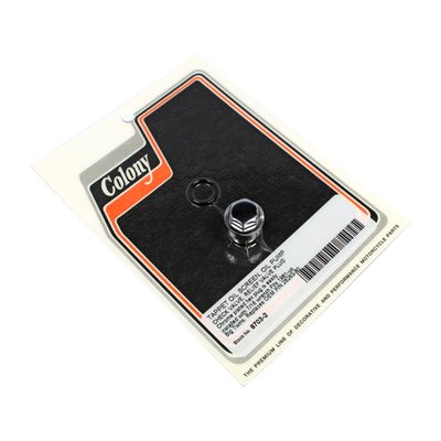 Chrome. Hex head. Fits oil screen, check valve and relief valve.