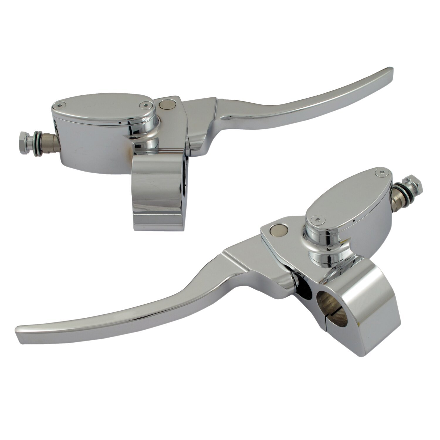 Custom handlebar control kit hydr. Clutch, Chrome