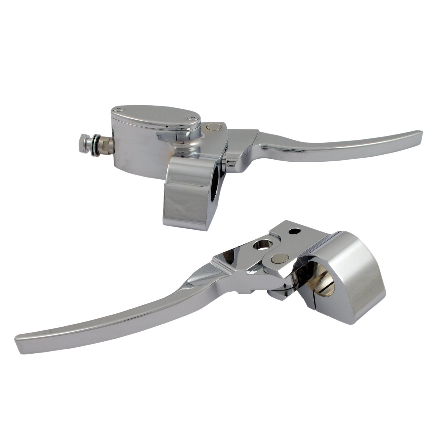 Custom handlebar control kit mech. Clutch, Chrome