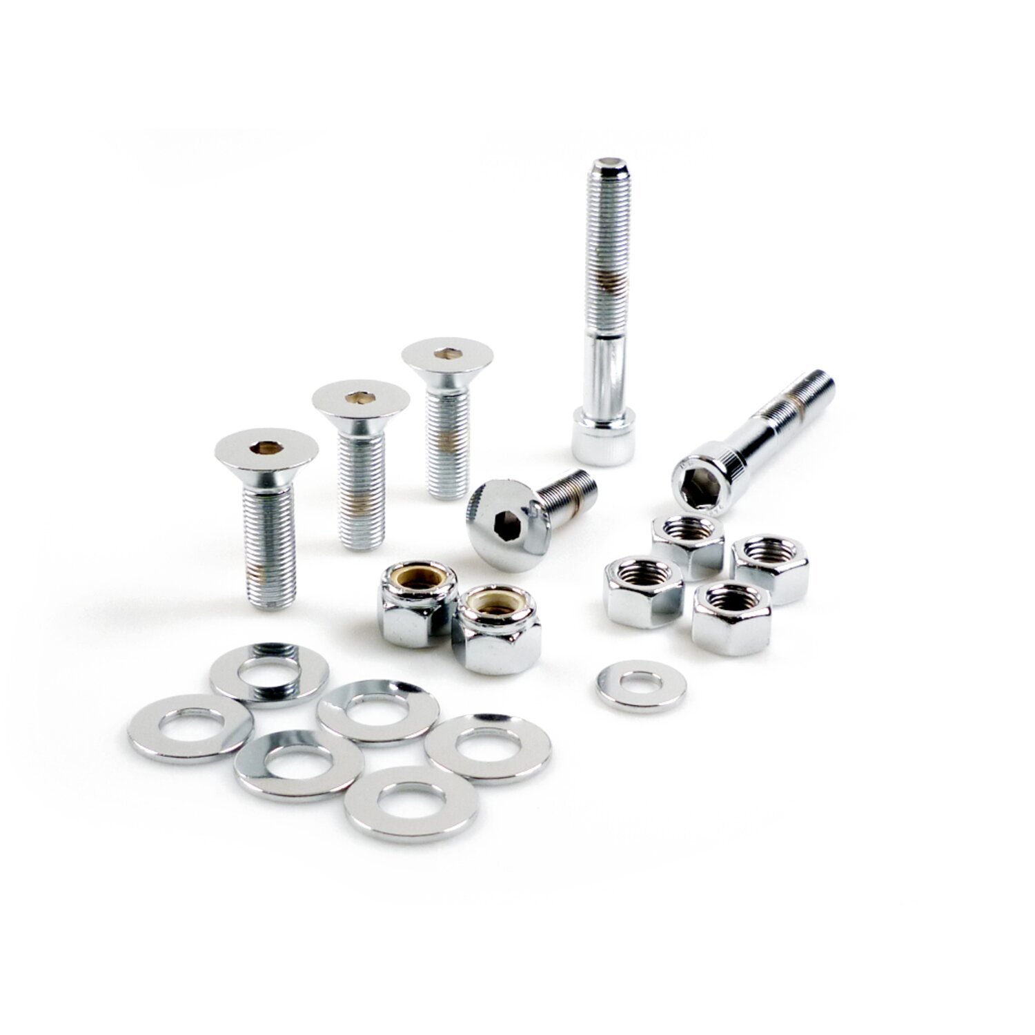 Gardner-Westcott, fender strut mount kit. Chrome Allen head