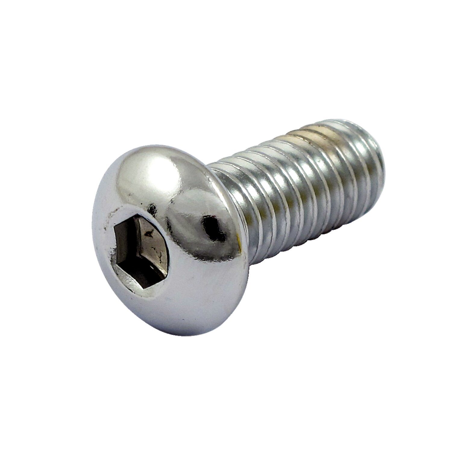 5/16-18 x 3/4 inch buttonhead bolt chr, Chrome