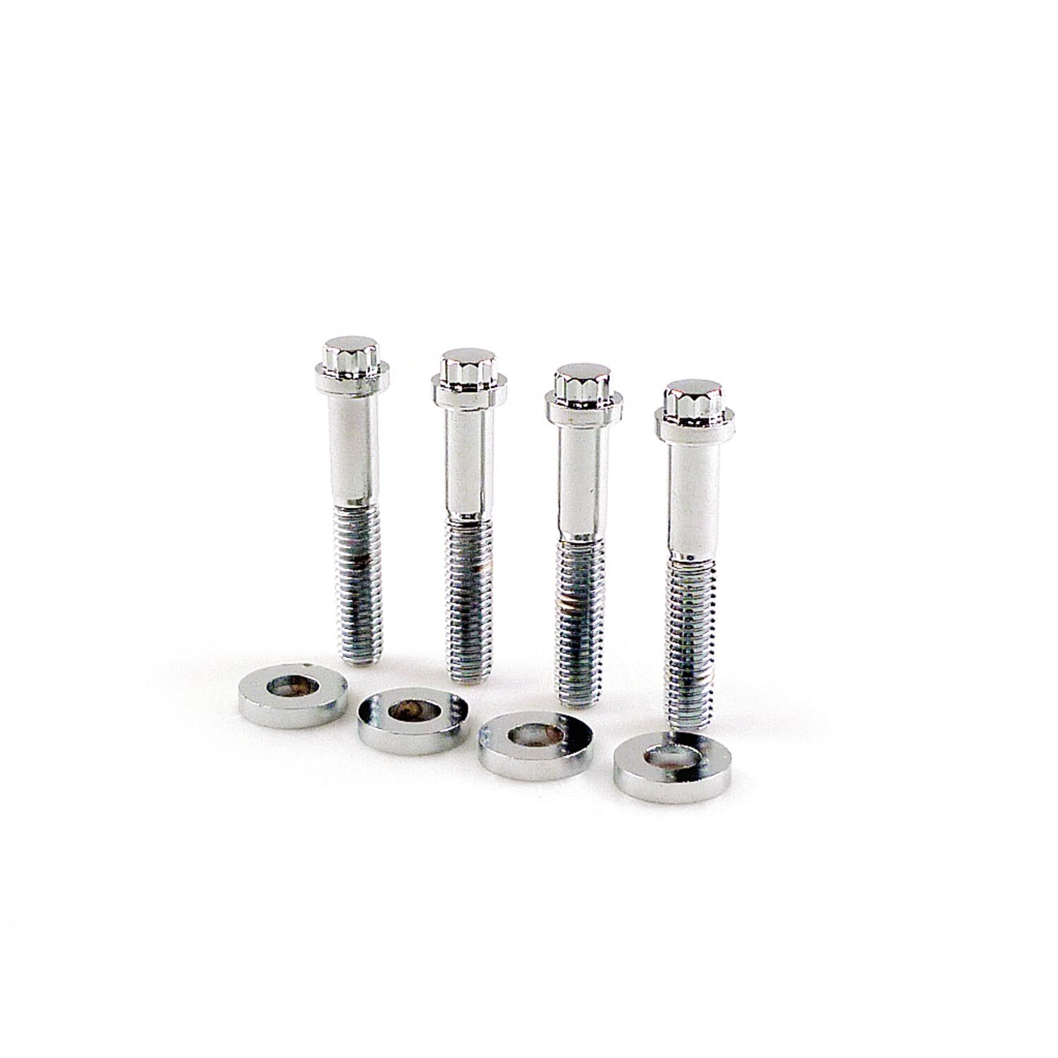 Caliper bolt kit, banana. 12, Chrome