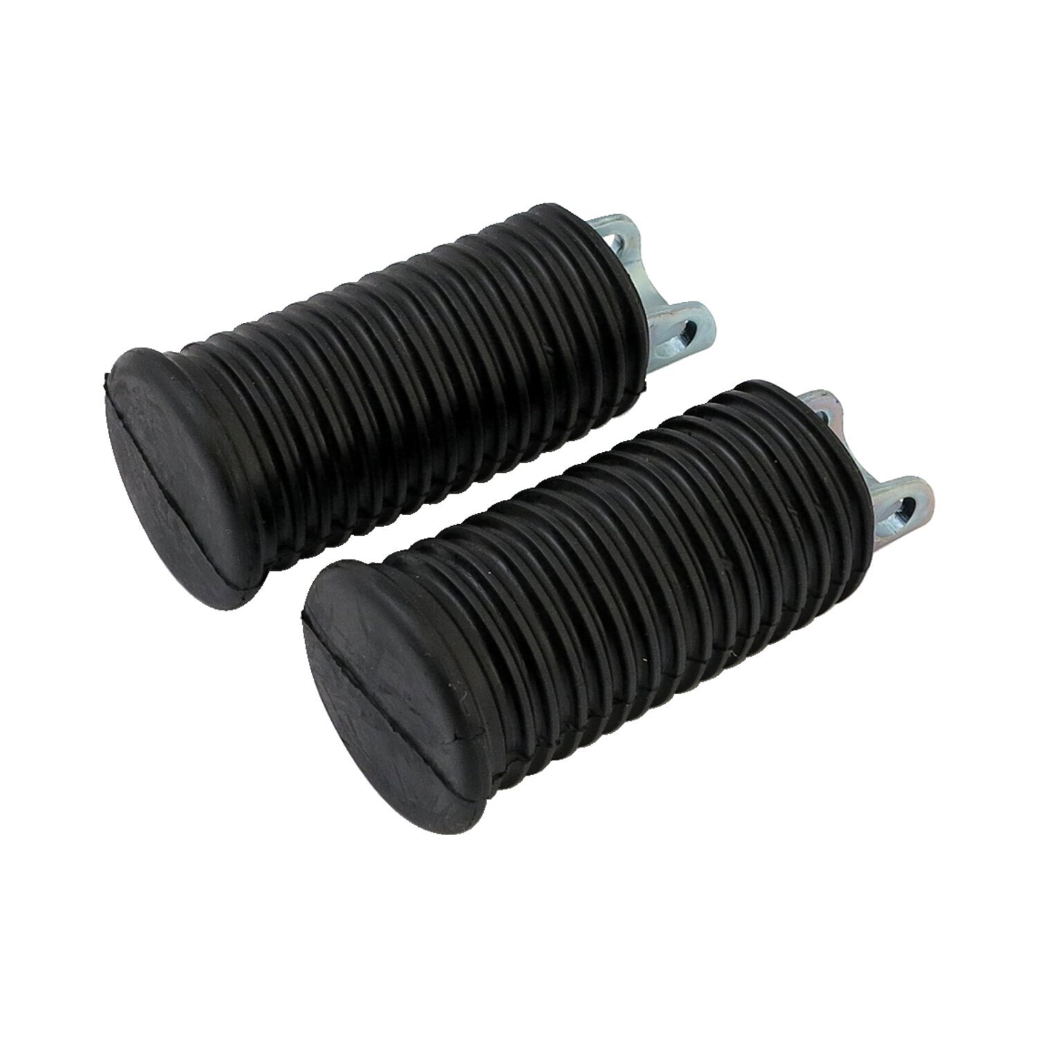 OEM style footpegs, large diameter, Black