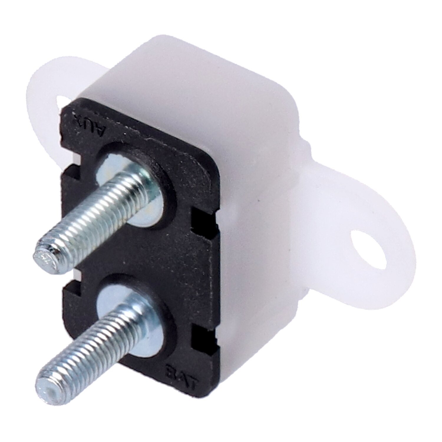 Circuit breaker, automatic. Dual mount, plastic. 40A, Unpainted