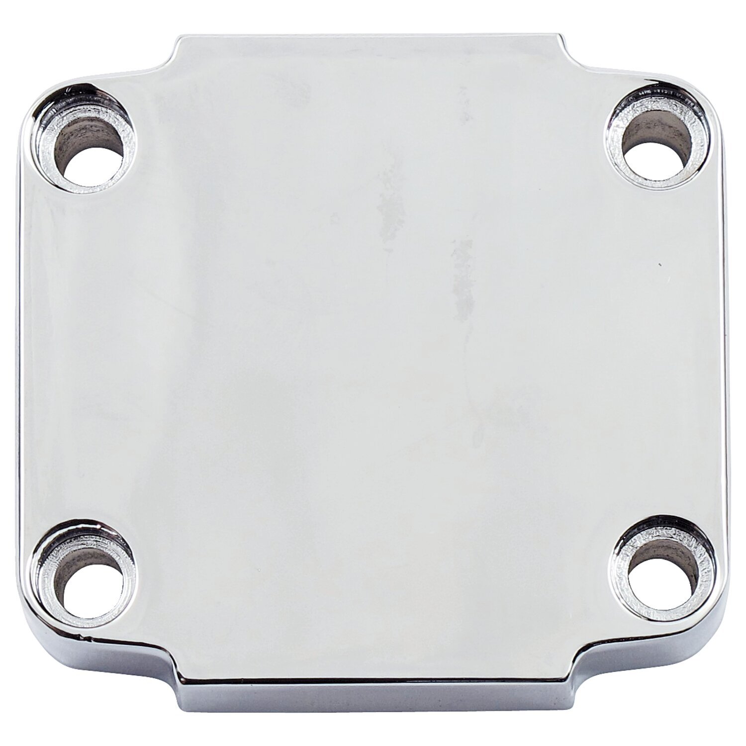 Handlebar switch housing,plain, Chrome