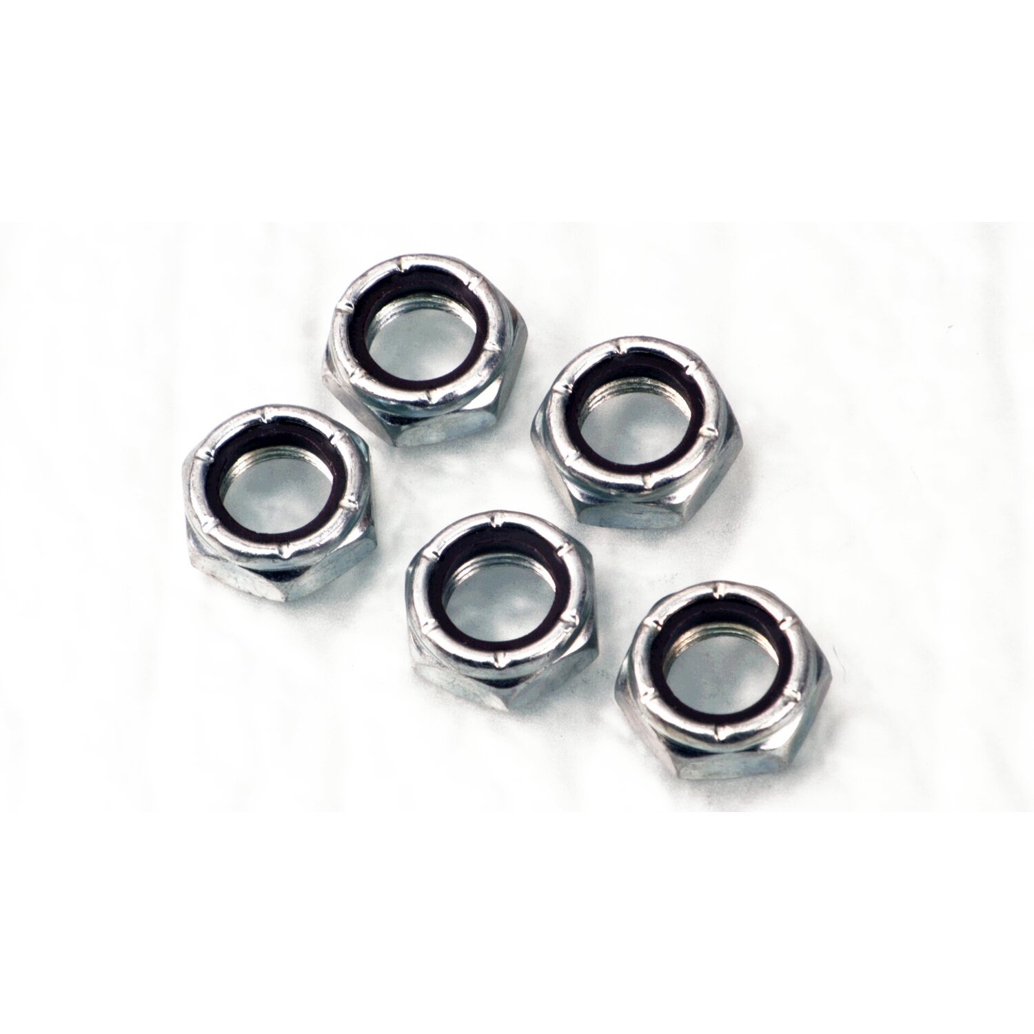 Jam lock nut zinc, 5/8-18, Silver